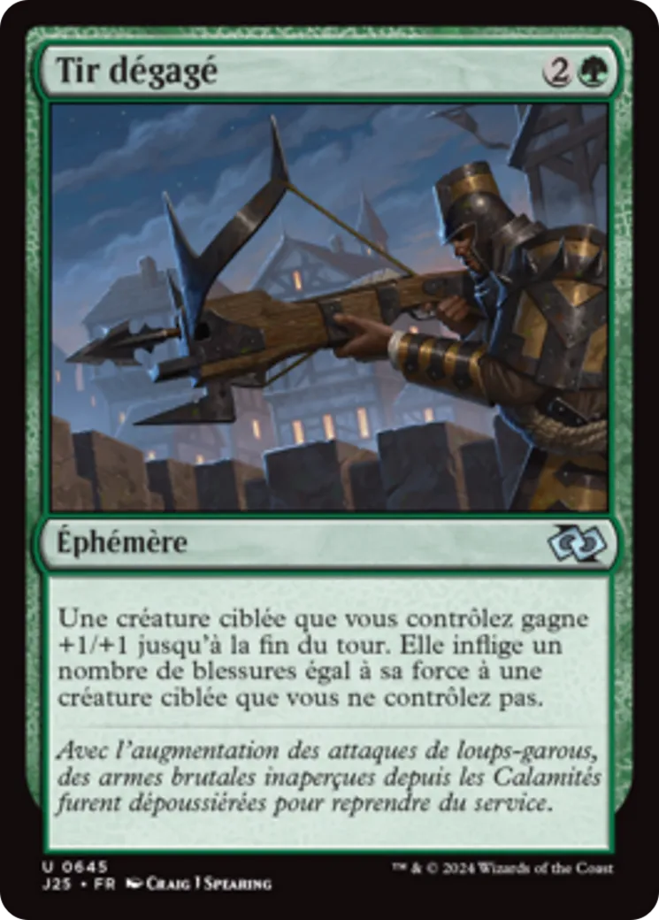 Tir dégagé — Foundations Jumpstart — Magic: The Gathering
