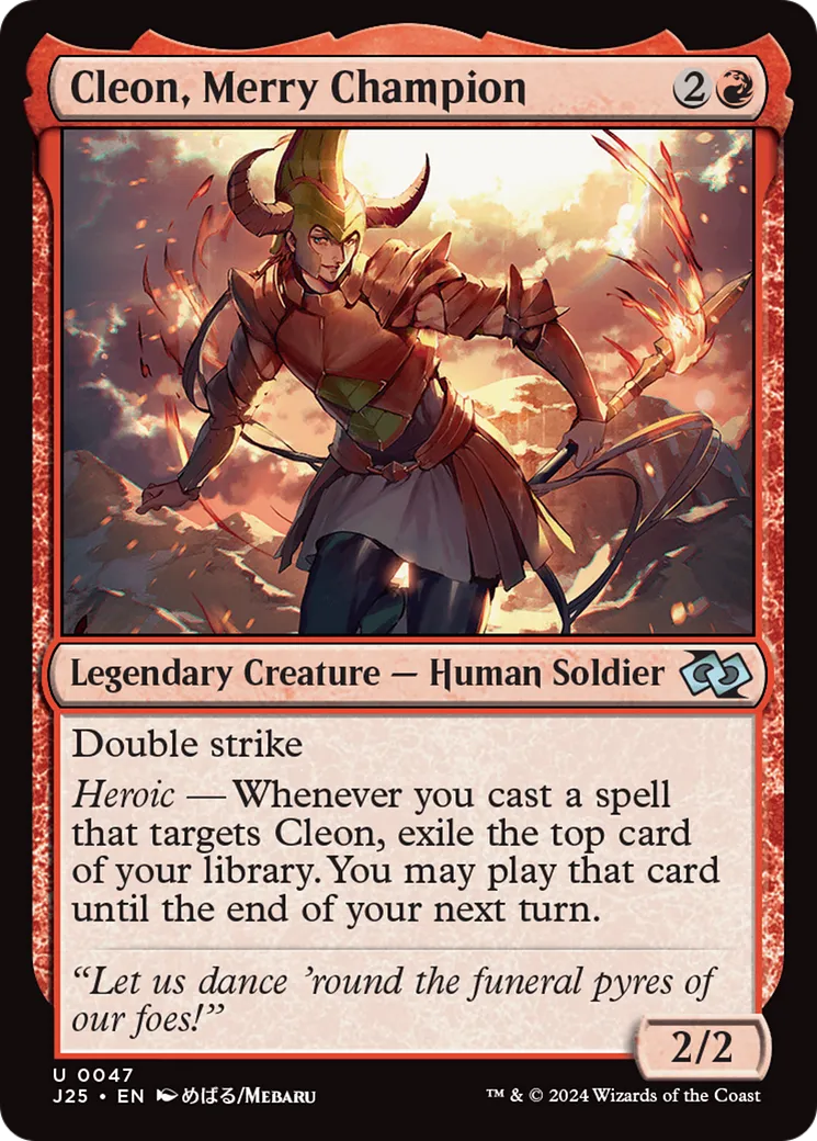 Cleon, Merry Champion — Foundations Jumpstart — Magic: The Gathering