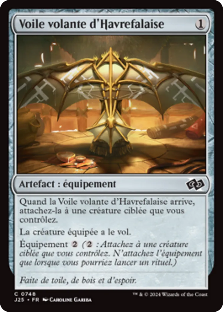 Voile volante d'Havrefalaise — Foundations Jumpstart — Magic: The Gathering