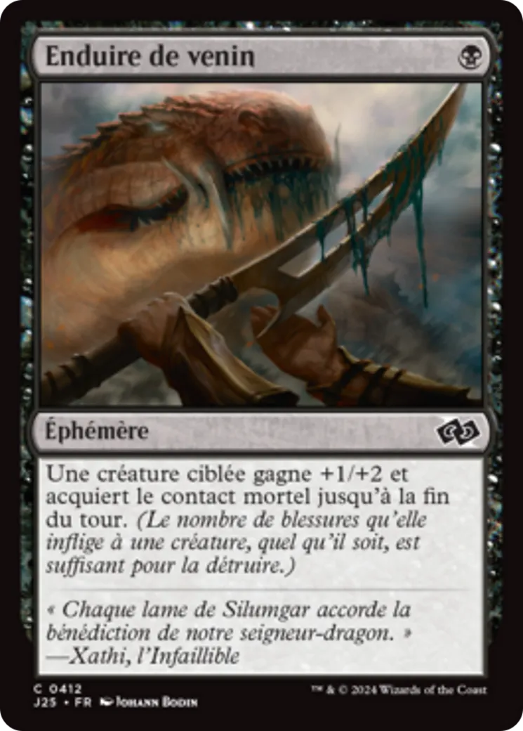Enduire de venin — Foundations Jumpstart — Magic: The Gathering