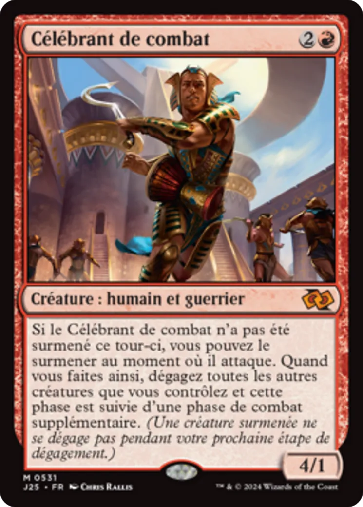 Célébrant de combat from Foundations Jumpstart - Magic: The Gathering