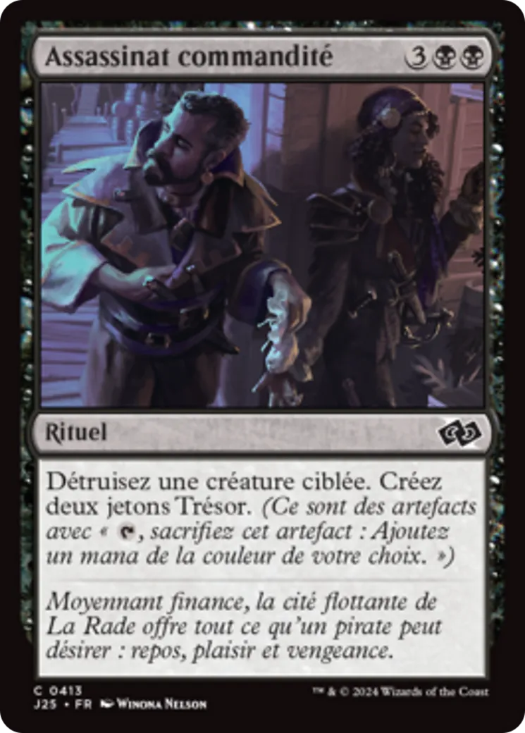 Assassinat commandité — Foundations Jumpstart — Magic: The Gathering
