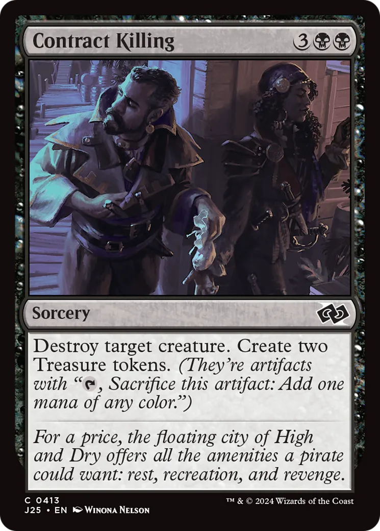Contract Killing — Foundations Jumpstart — Magic: The Gathering