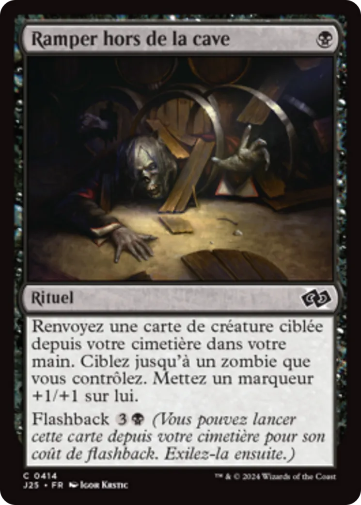 Ramper hors de la cave — Foundations Jumpstart — Magic: The Gathering