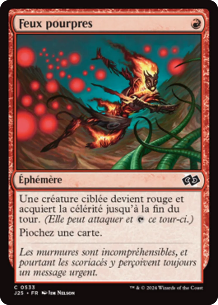 Feux pourpres — Foundations Jumpstart — Magic: The Gathering