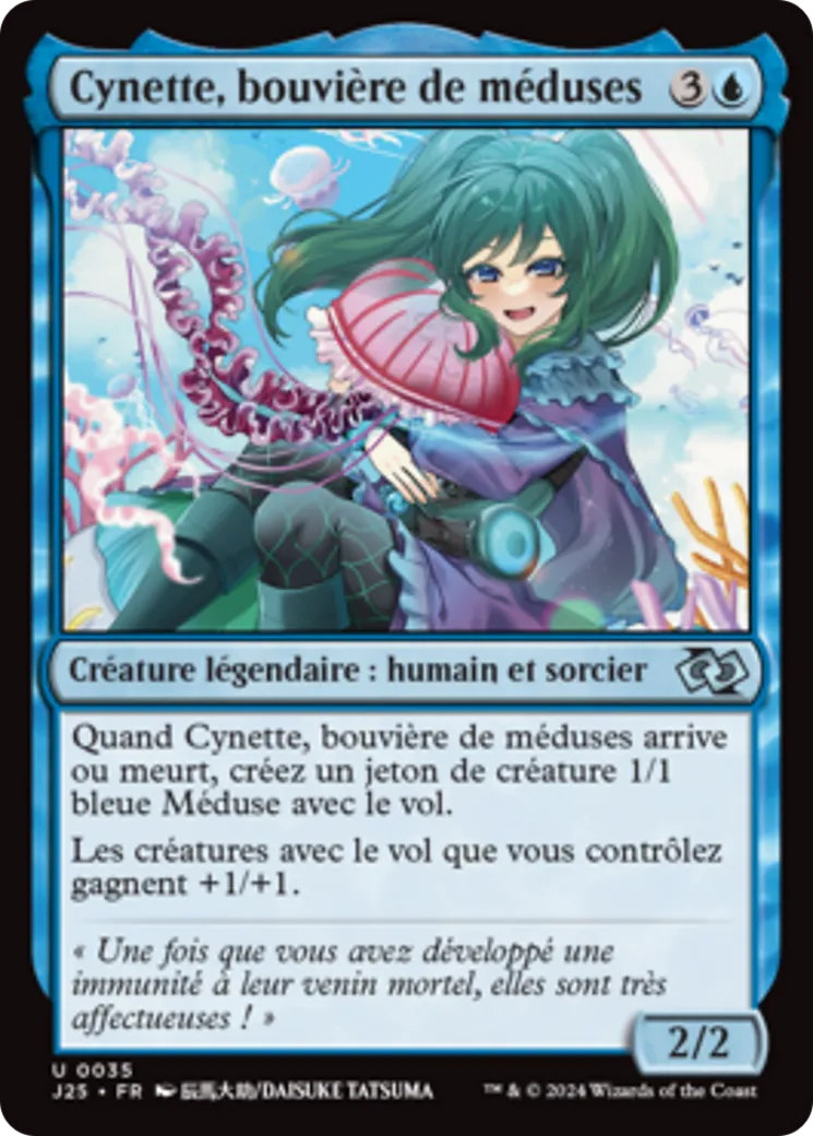 Cynette, bouvière de méduses — Foundations Jumpstart — Magic: The Gathering