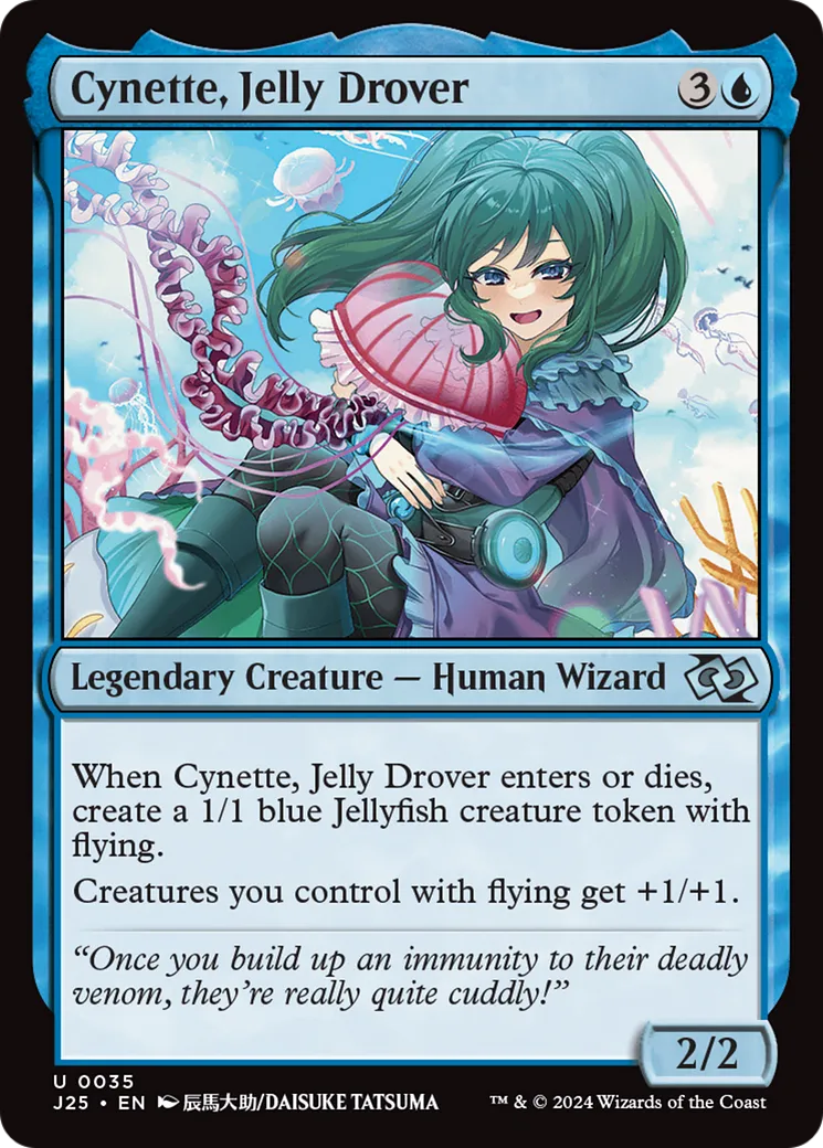 Cynette, bouvière de méduses — Foundations Jumpstart — Magic: The Gathering