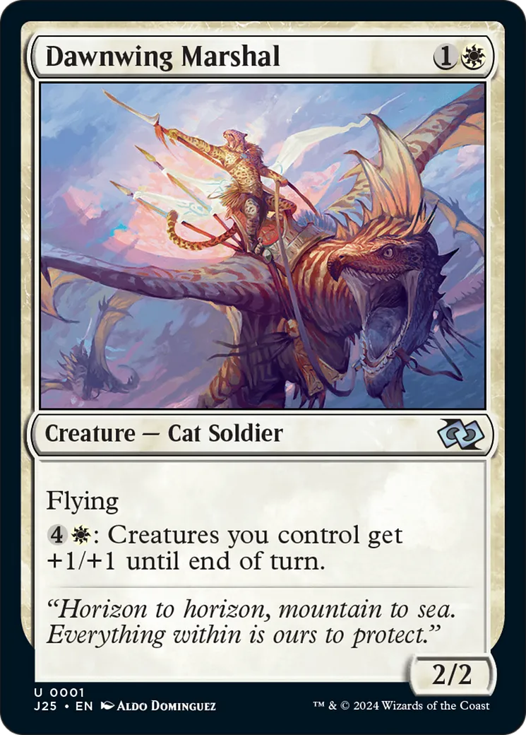 Dawnwing Marshal — Foundations Jumpstart — Magic: The Gathering