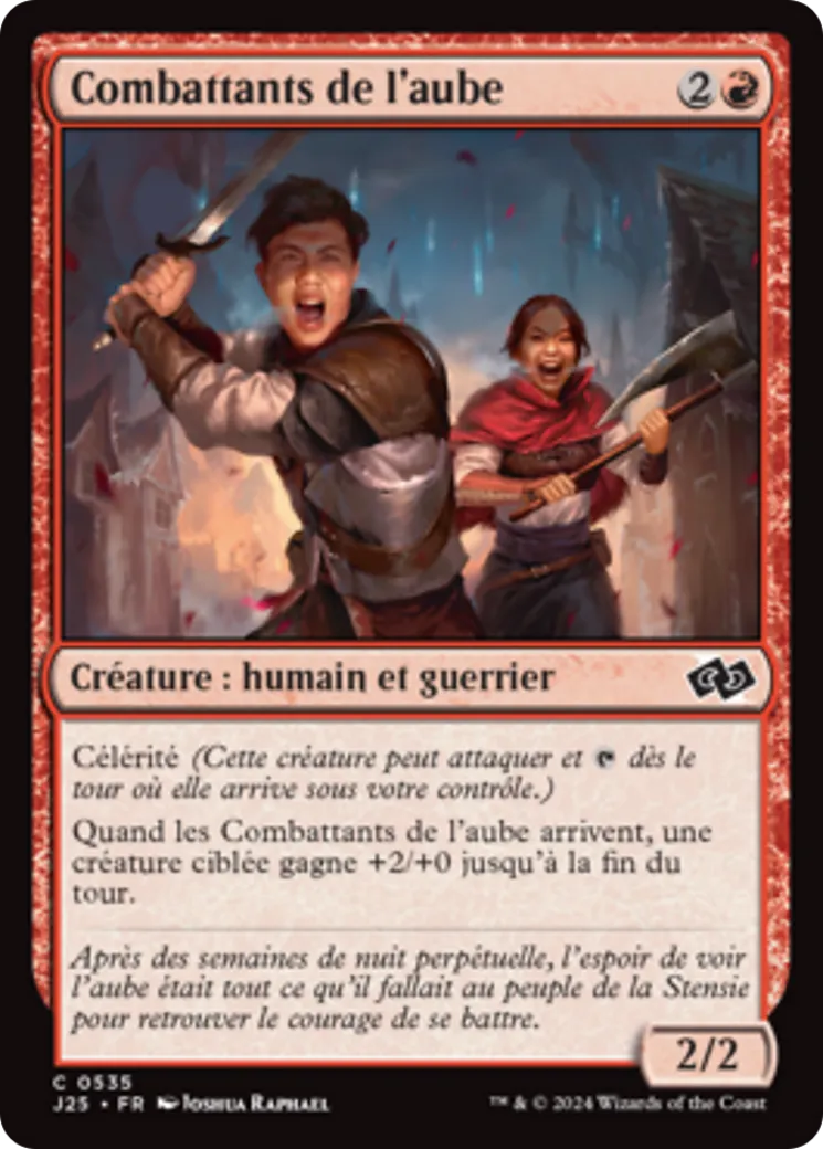 Combattants de l'aube — Foundations Jumpstart — Magic: The Gathering