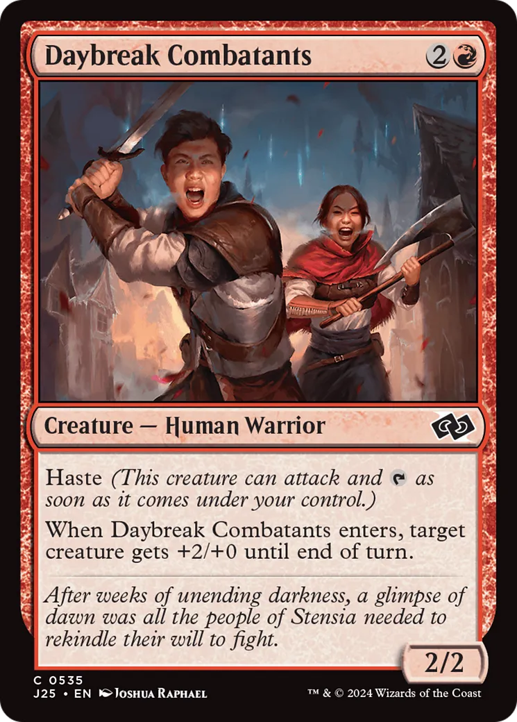 Daybreak Combatants — Foundations Jumpstart — Magic: The Gathering
