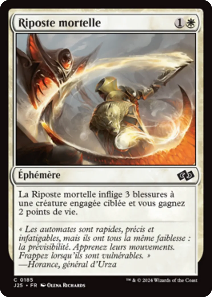 Riposte mortelle — Foundations Jumpstart — Magic: The Gathering