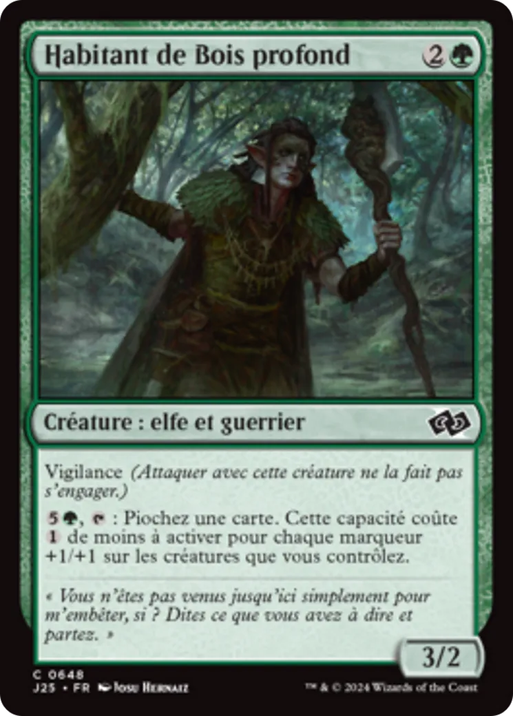 Habitant de Bois profond — Foundations Jumpstart — Magic: The Gathering