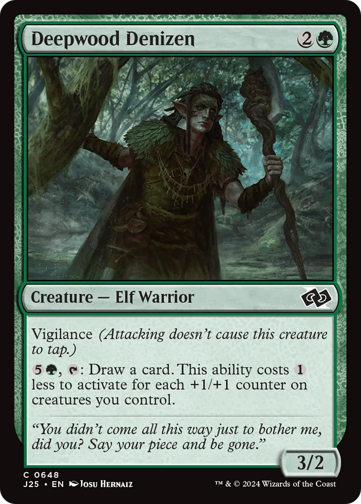 Habitant de Bois profond — Foundations Jumpstart — Magic: The Gathering