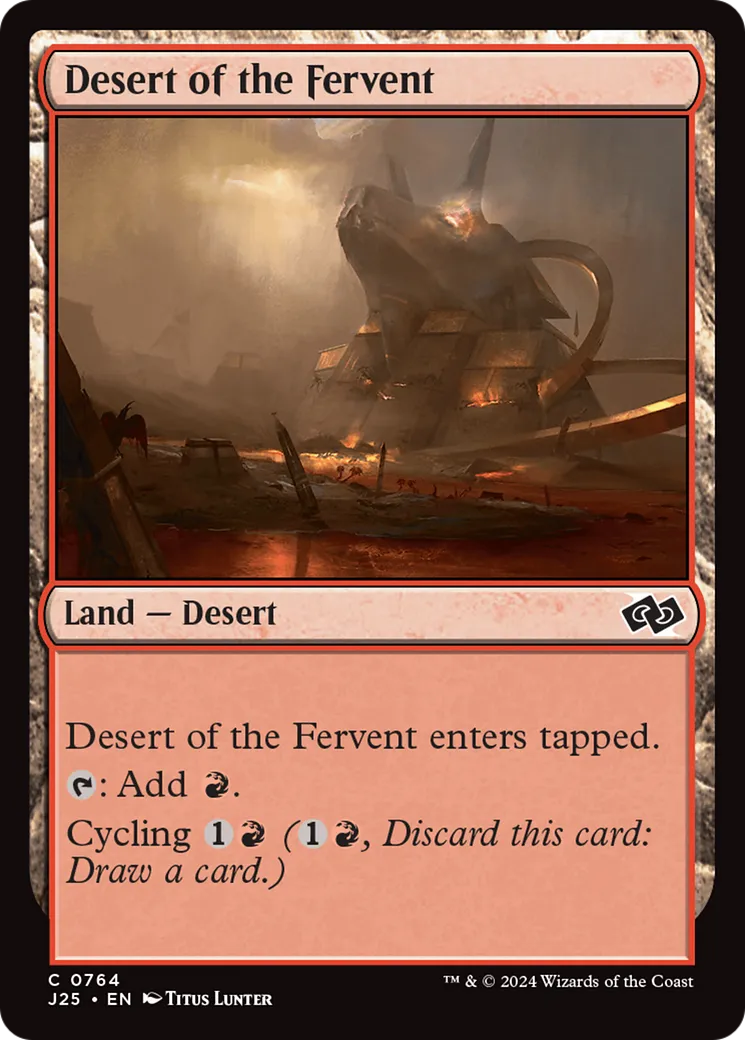 Desert of the Fervent — Foundations Jumpstart — Magic: The Gathering