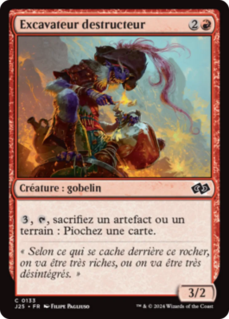 Excavateur destructeur — Foundations Jumpstart — Magic: The Gathering
