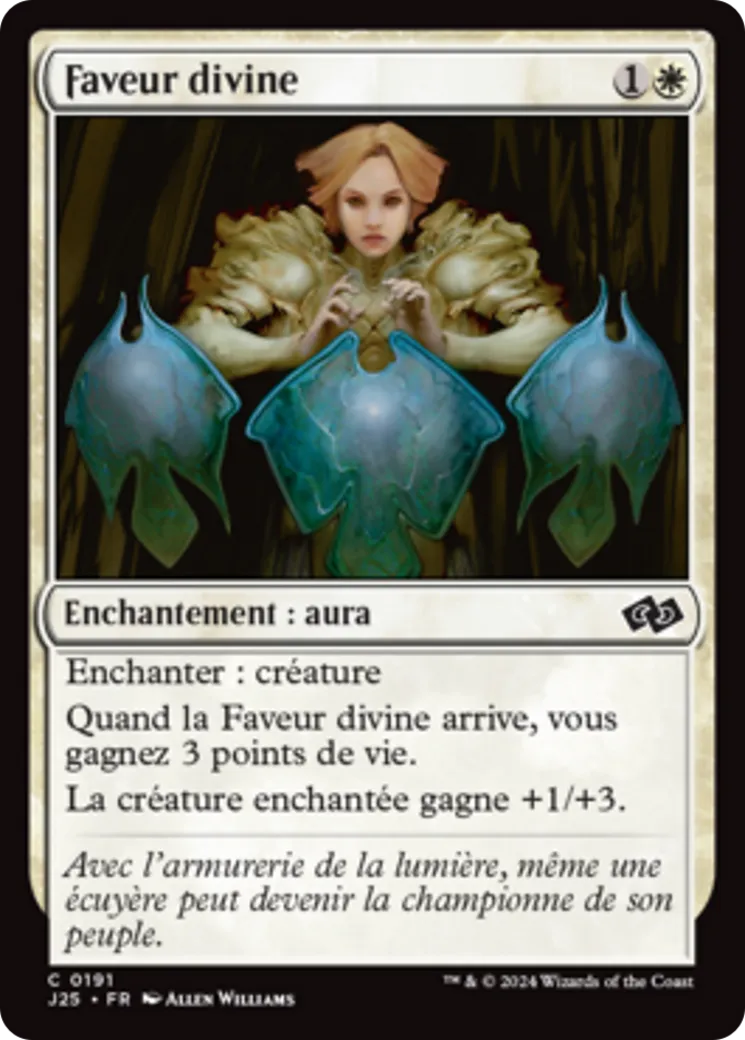 Faveur divine — Foundations Jumpstart — Magic: The Gathering