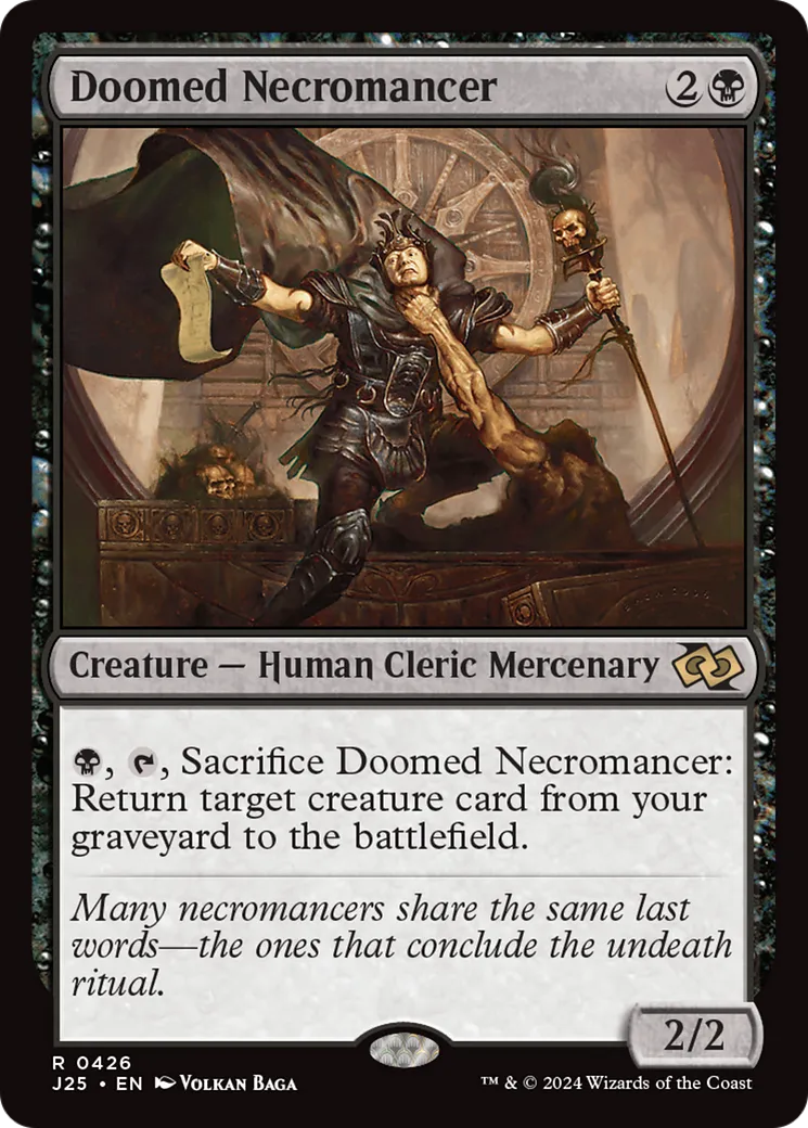Nécromancien condamné — Foundations Jumpstart — Magic: The Gathering