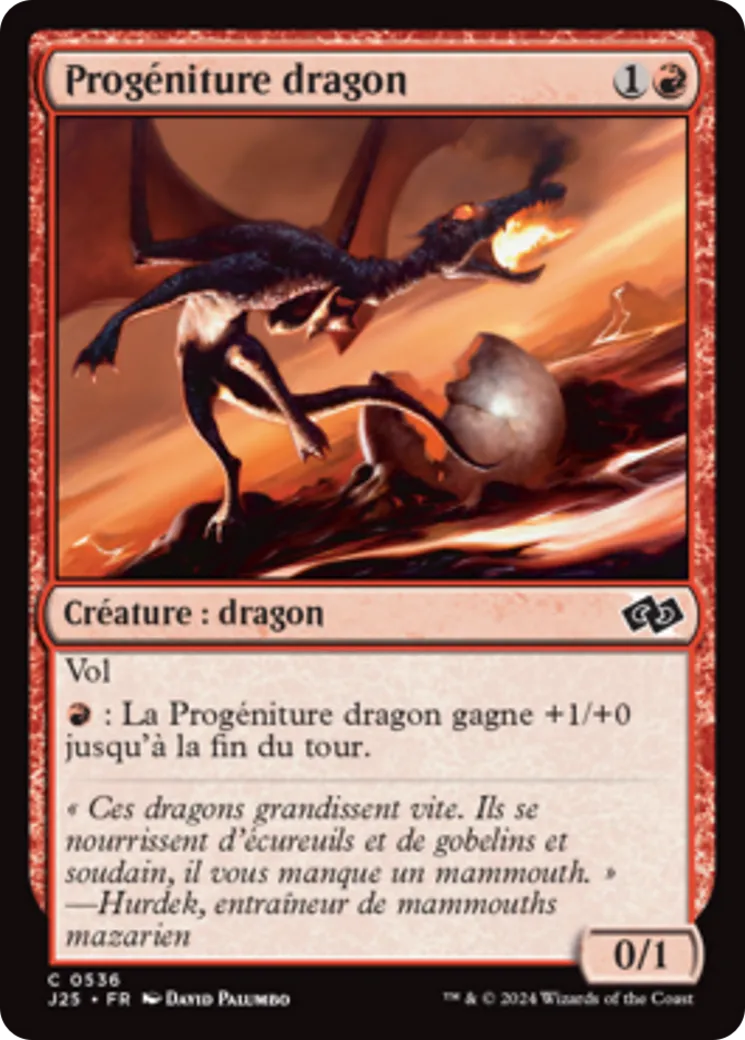Progéniture dragon — Foundations Jumpstart — Magic: The Gathering