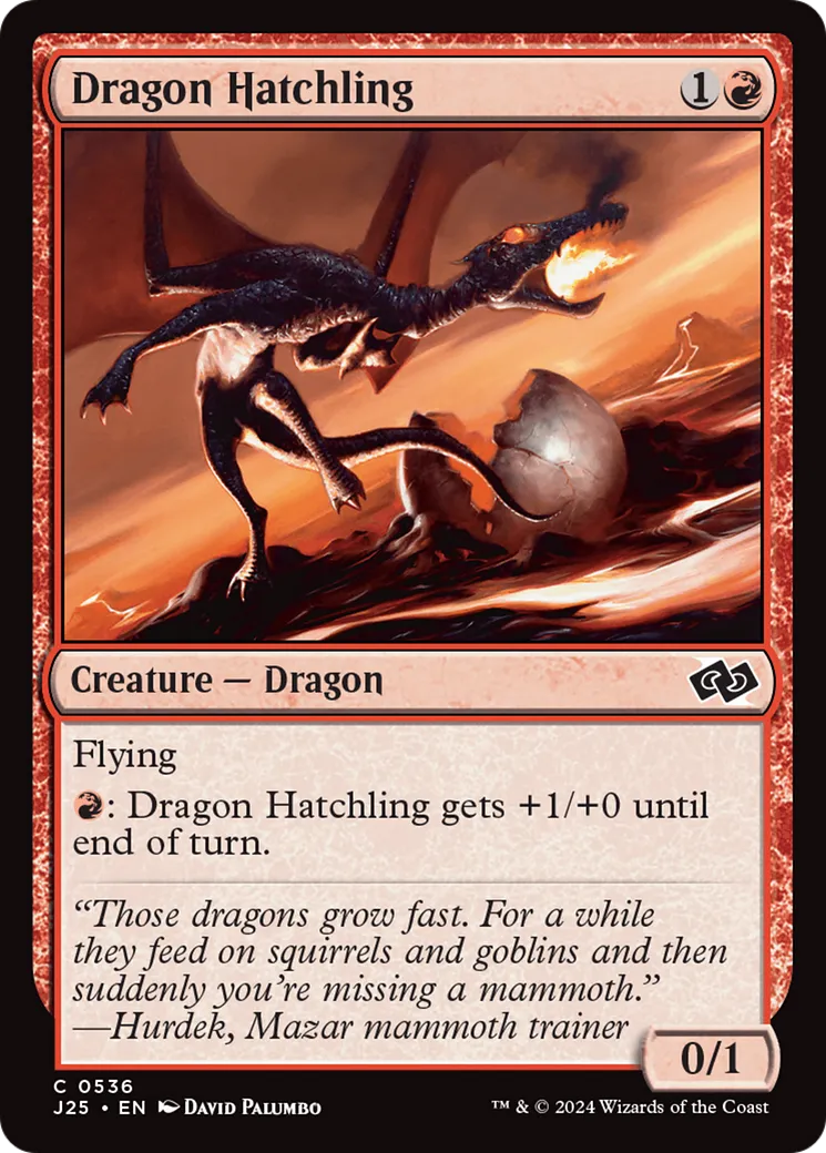 Dragon Hatchling — Foundations Jumpstart — Magic: The Gathering