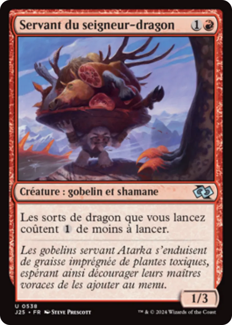 Servant du seigneur-dragon — Foundations Jumpstart — Magic: The Gathering