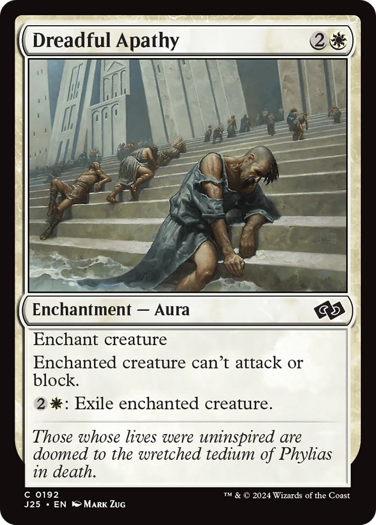 Apathie effroyable — Foundations Jumpstart — Magic: The Gathering