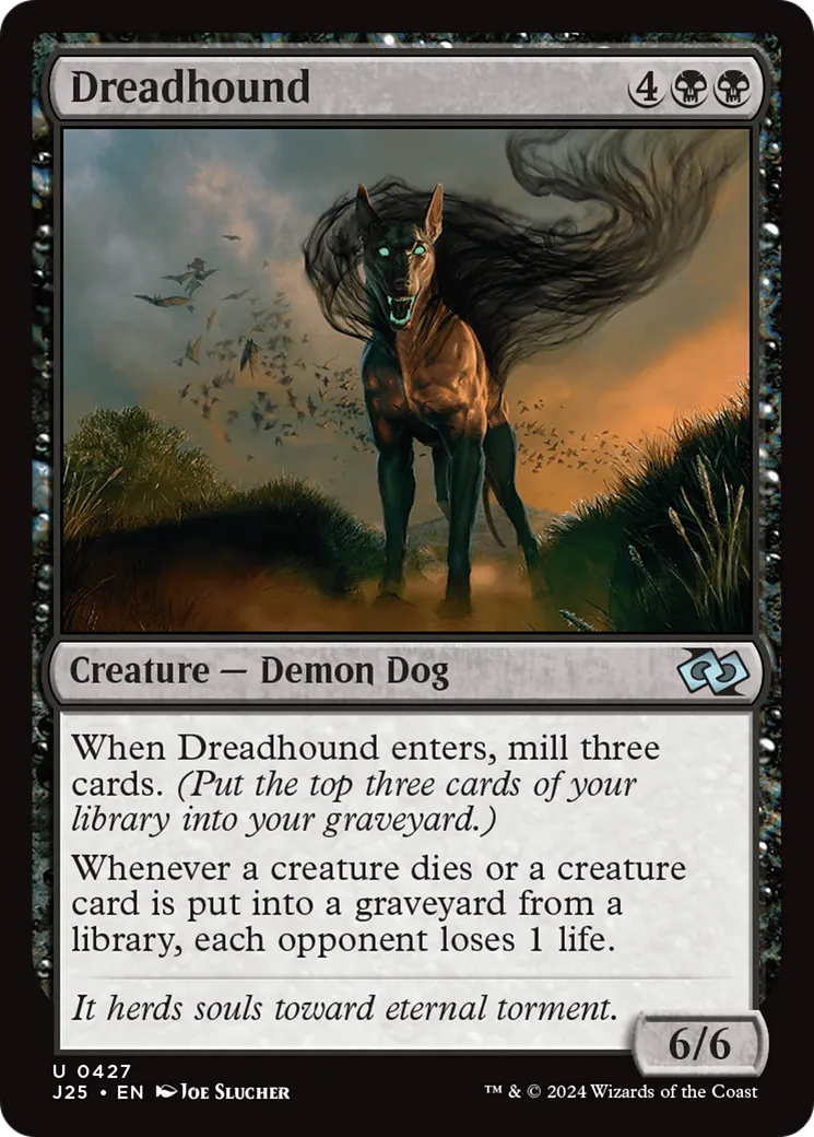 Chien de l'effroi — Foundations Jumpstart — Magic: The Gathering