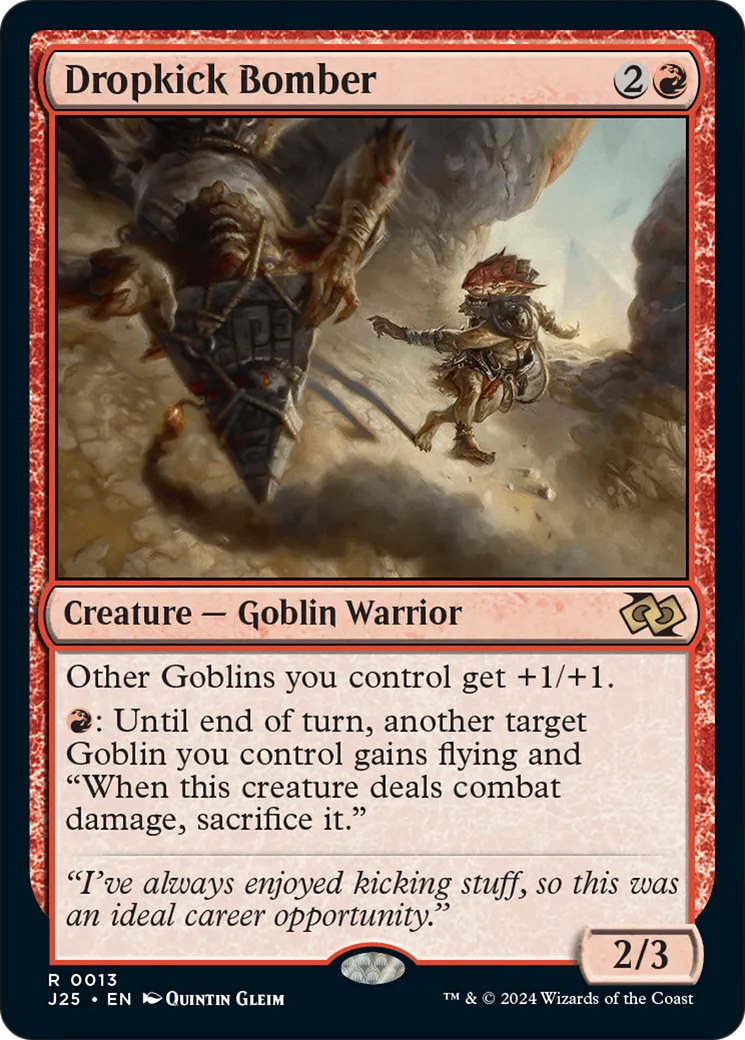 Dropkick Bomber — Foundations Jumpstart — Magic: The Gathering
