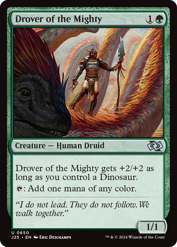 Drover of the Mighty — Foundations Jumpstart — Magic: The Gathering