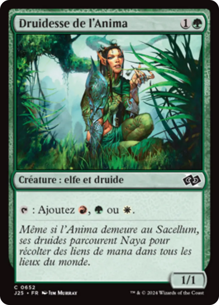 Druidesse de l'Anima — Foundations Jumpstart — Magic: The Gathering