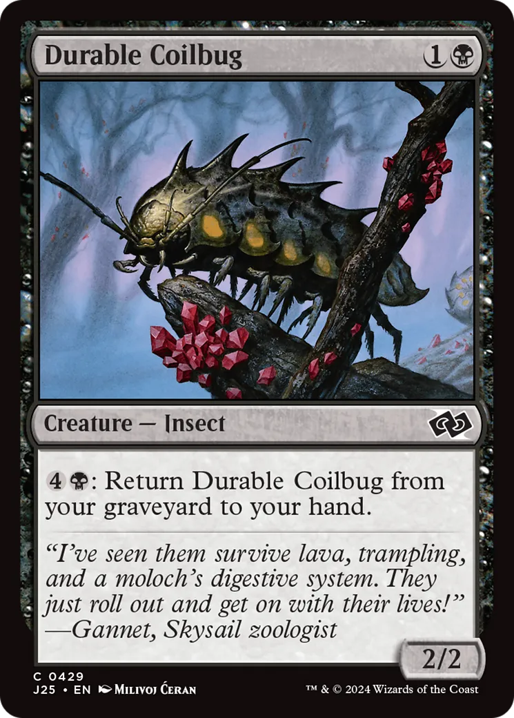 Durable Coilbug — Foundations Jumpstart — Magic: The Gathering