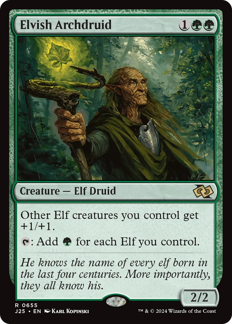 Elvish Archdruid — Foundations Jumpstart — Magic: The Gathering