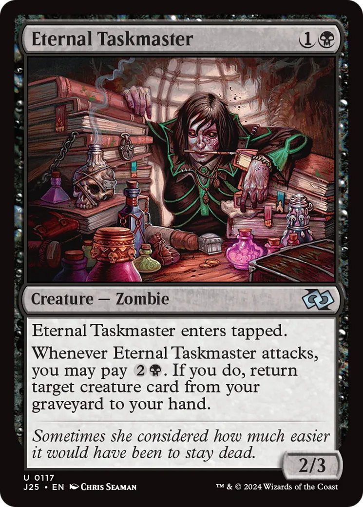Eternal Taskmaster — Foundations Jumpstart — Magic: The Gathering