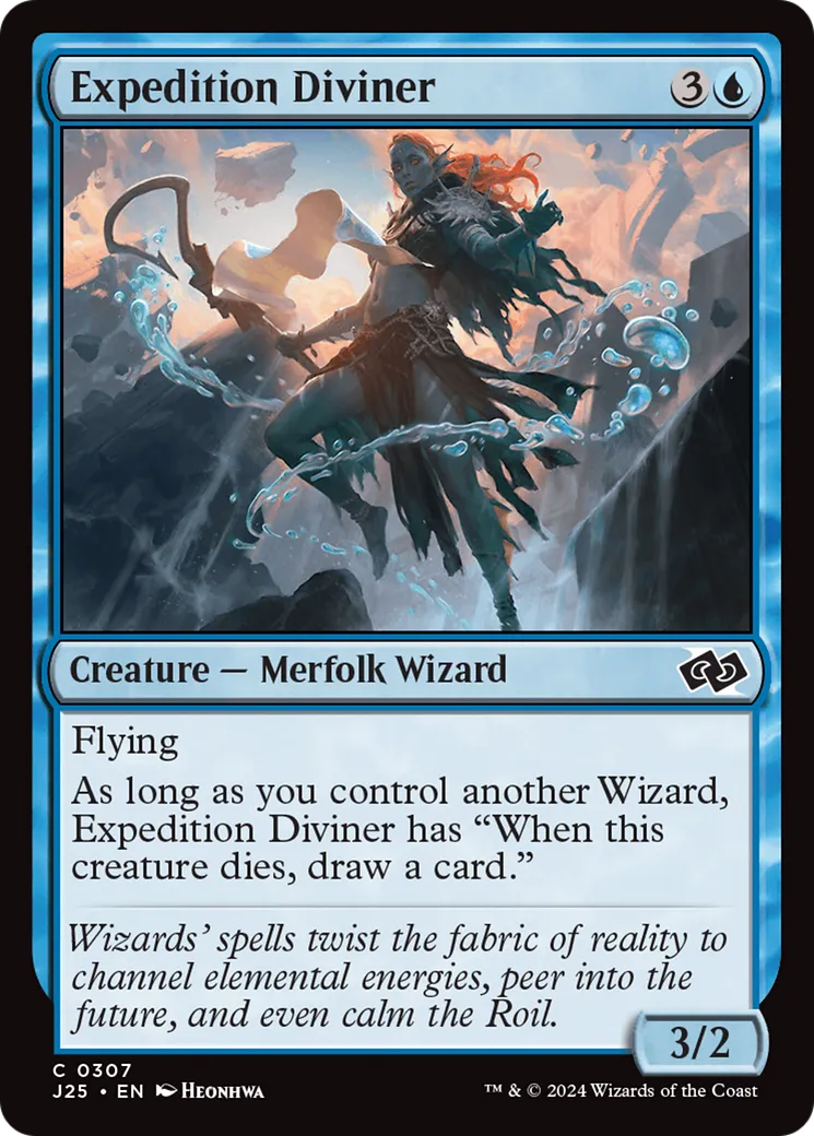 Expedition Diviner — Foundations Jumpstart — Magic: The Gathering