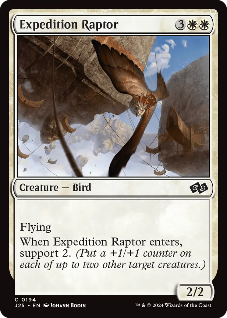 Expedition Raptor — Foundations Jumpstart — Magic: The Gathering