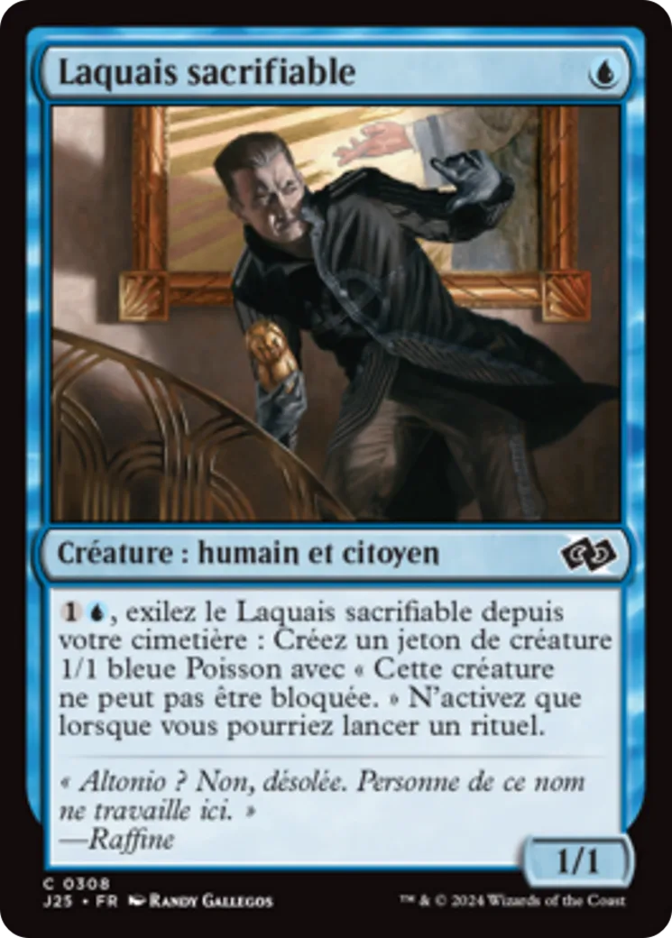 Laquais sacrifiable — Foundations Jumpstart — Magic: The Gathering