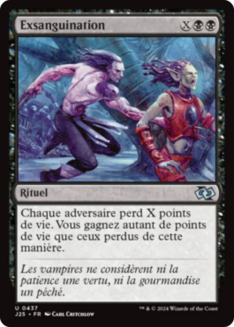 Exsanguination — Foundations Jumpstart — Magic: The Gathering