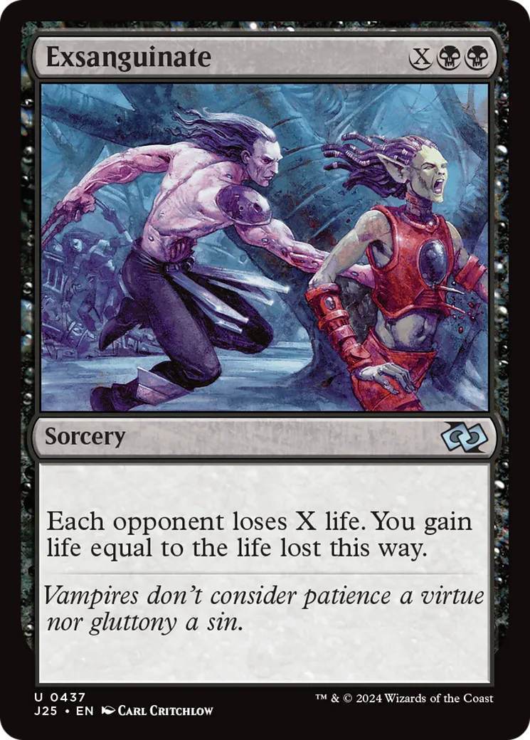 Exsanguinate — Foundations Jumpstart — Magic: The Gathering