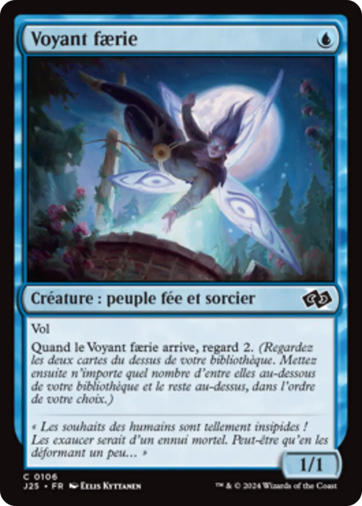 Voyant faerie — Foundations Jumpstart — Magic: The Gathering