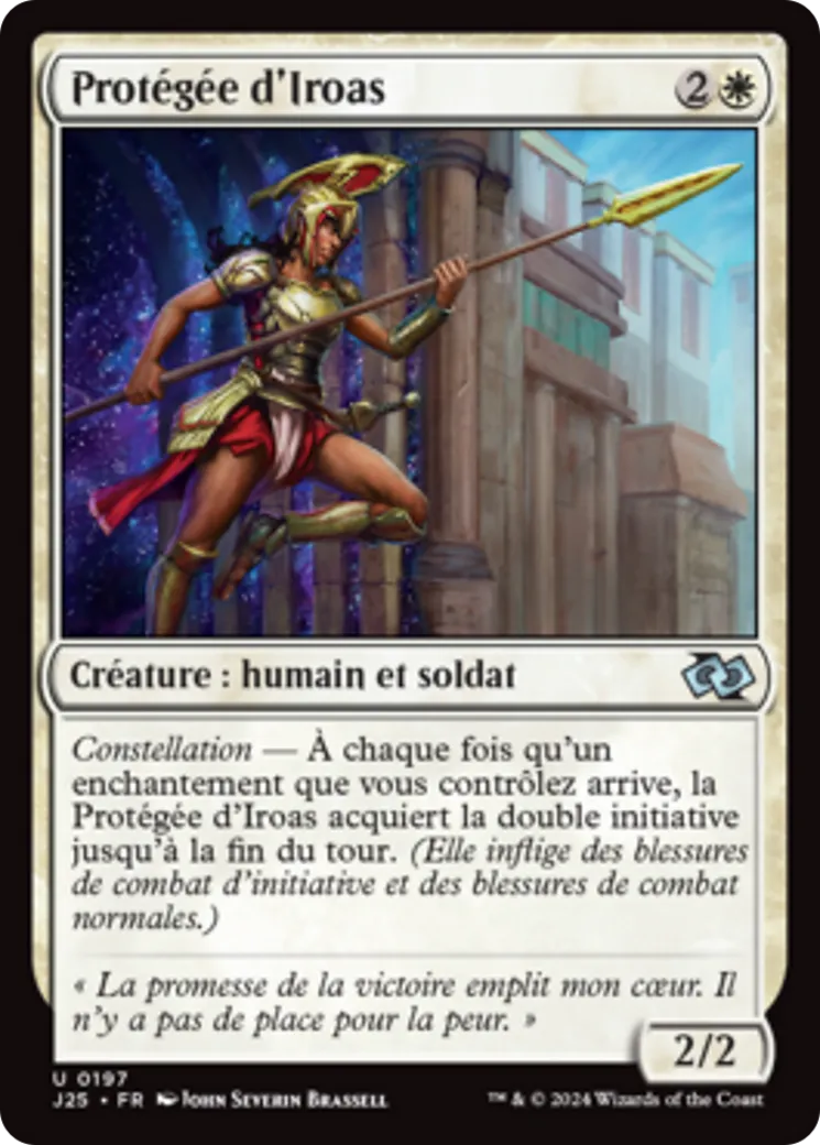 Protégée d'Iroas — Foundations Jumpstart — Magic: The Gathering