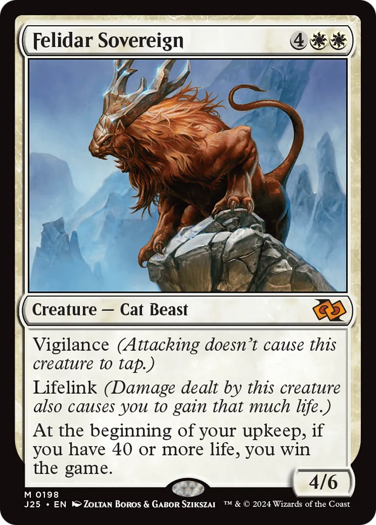 Felidar Sovereign — Foundations Jumpstart — Magic: The Gathering