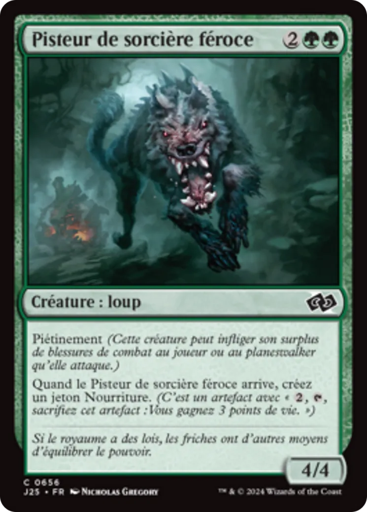 Pisteur de sorcière féroce — Foundations Jumpstart — Magic: The Gathering