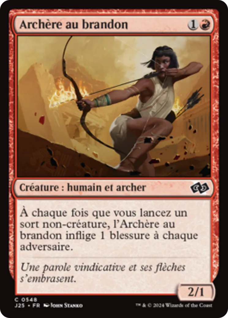 Archère au brandon — Foundations Jumpstart — Magic: The Gathering