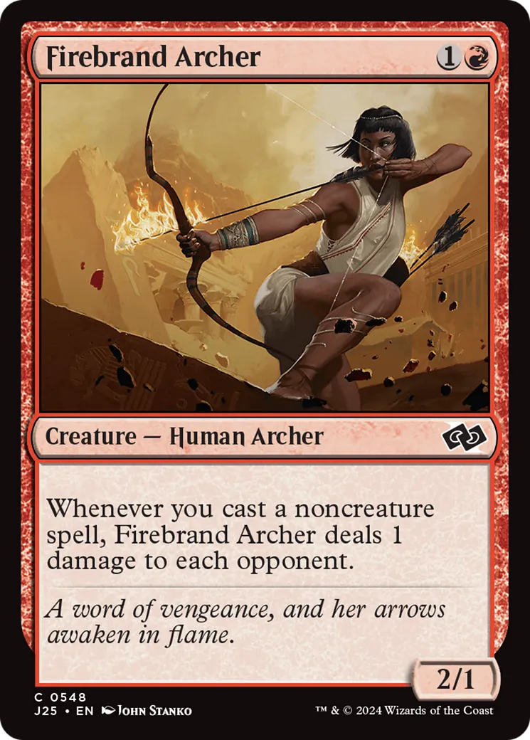 Archère au brandon — Foundations Jumpstart — Magic: The Gathering