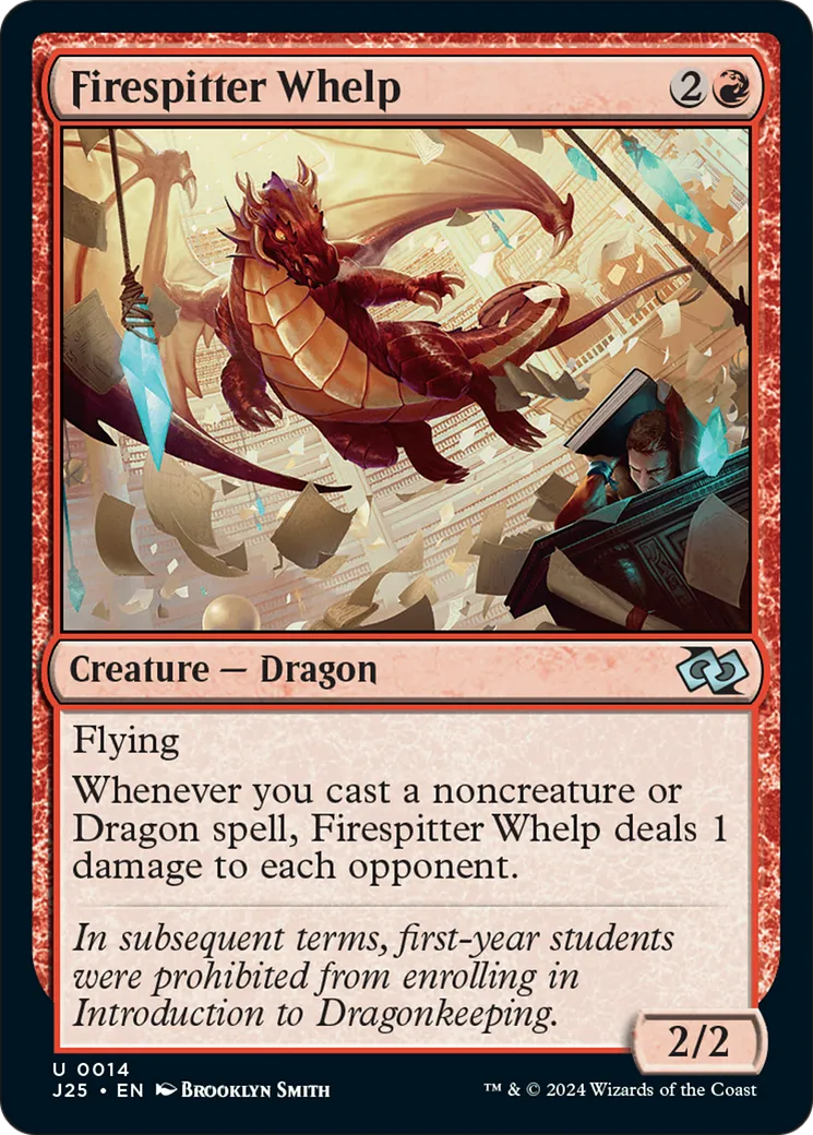 Dragonnet cracheur de feu — Foundations Jumpstart — Magic: The Gathering