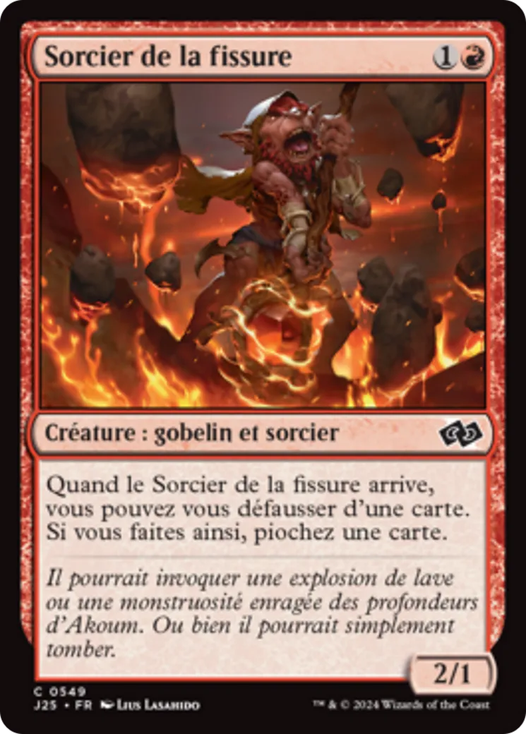 Sorcier de la fissure — Foundations Jumpstart — Magic: The Gathering