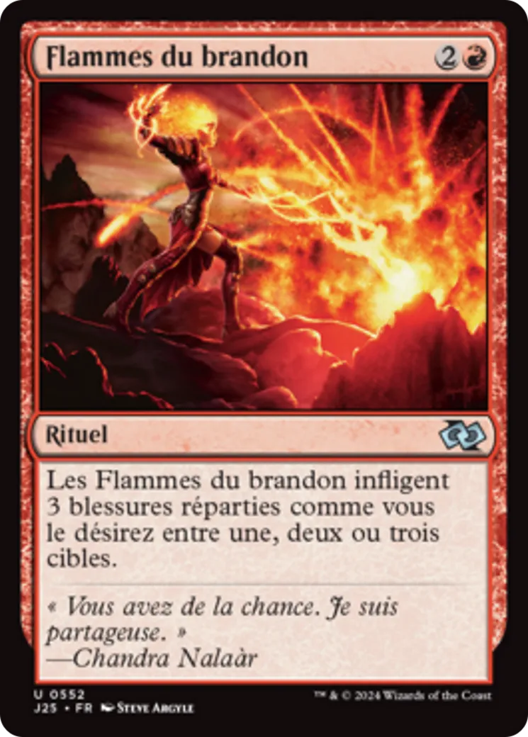 Flammes du brandon — Foundations Jumpstart — Magic: The Gathering