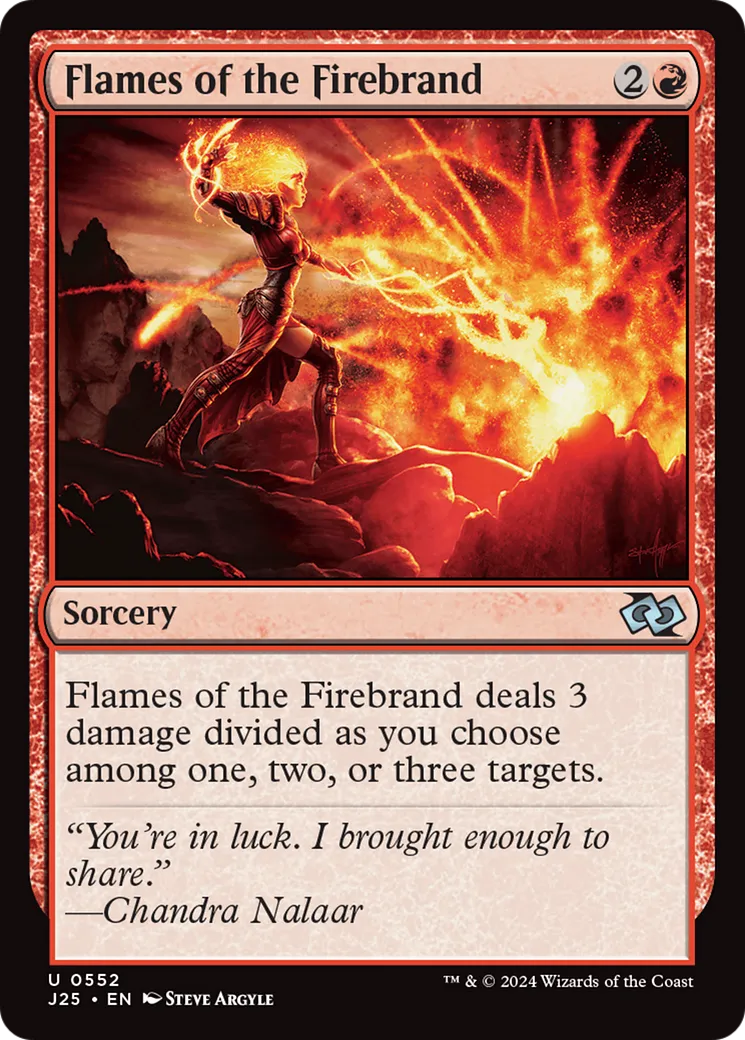 Flames of the Firebrand — Foundations Jumpstart — Magic: The Gathering