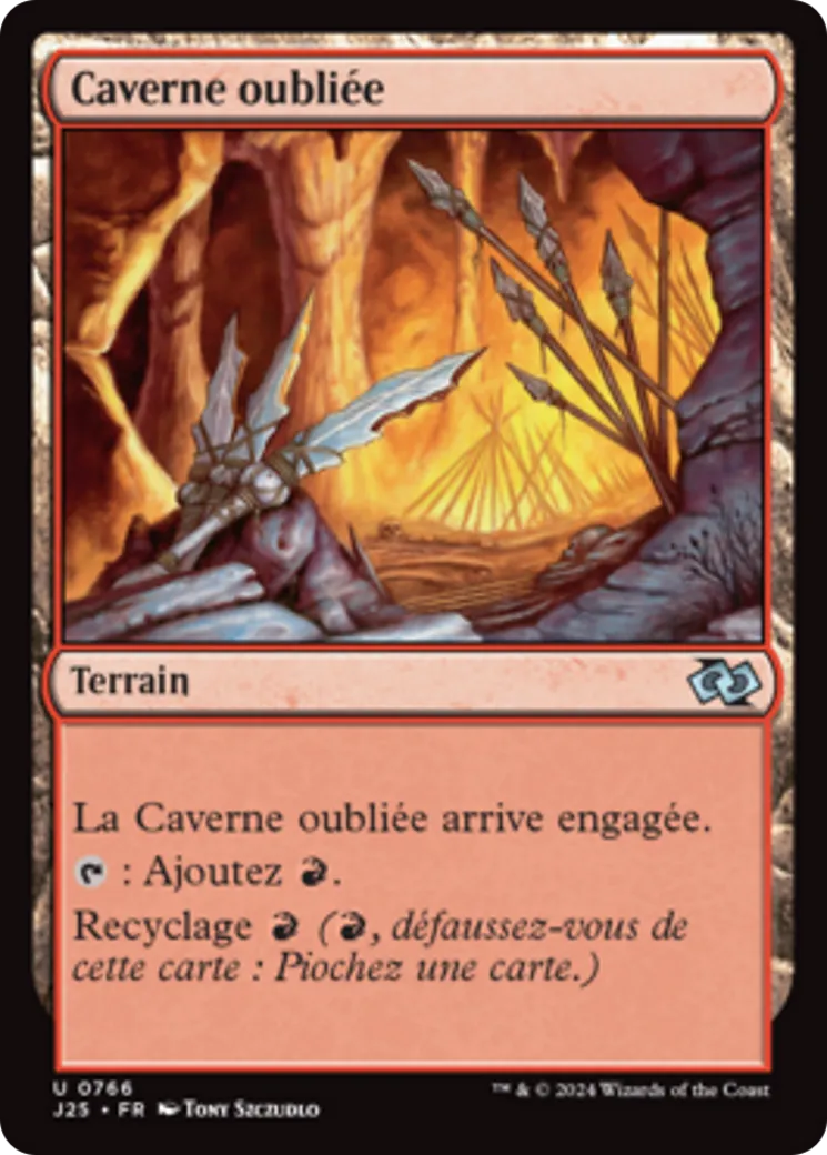 Caverne oubliée — Foundations Jumpstart — Magic: The Gathering