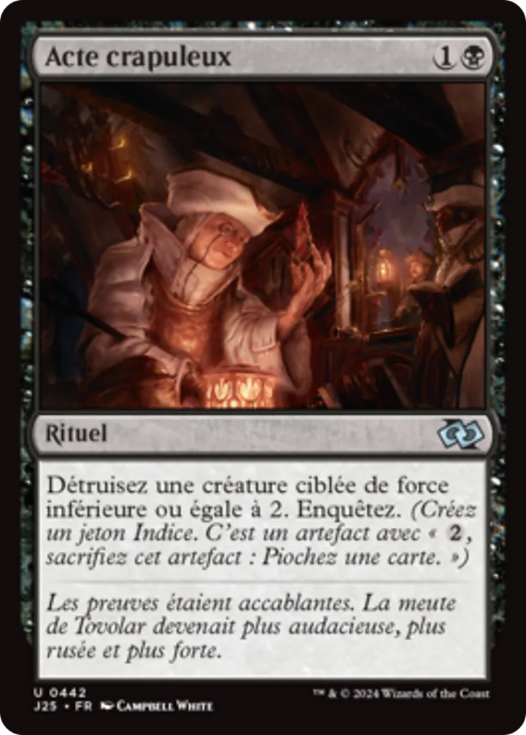 Acte crapuleux — Foundations Jumpstart — Magic: The Gathering