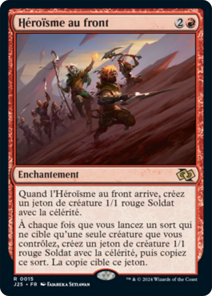 Héroïsme au front — Foundations Jumpstart — Magic: The Gathering